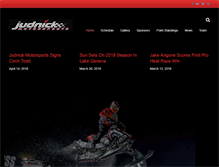 Tablet Screenshot of judnickmotorsports.com